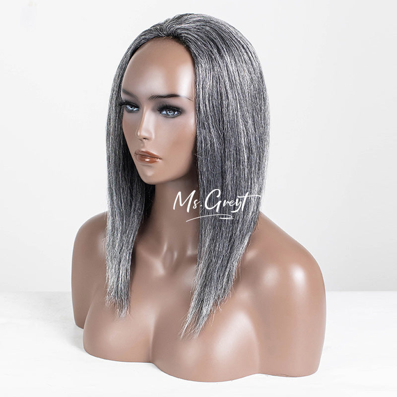 #44 Silky Human Hair 3 In 1 Half Wig™️-GHAW024