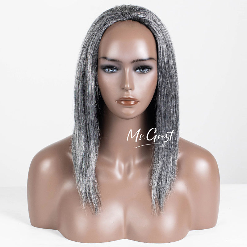 #44 Silky Human Hair 3 In 1 Half Wig™️-GHAW024