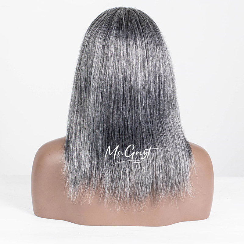 #44 Silky Human Hair 3 In 1 Half Wig™️-GHAW024