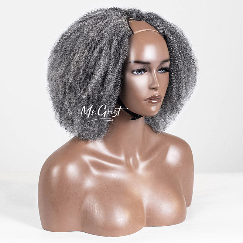 #51 Kinky Human Hair V-Part Wig™️-GVPW0017