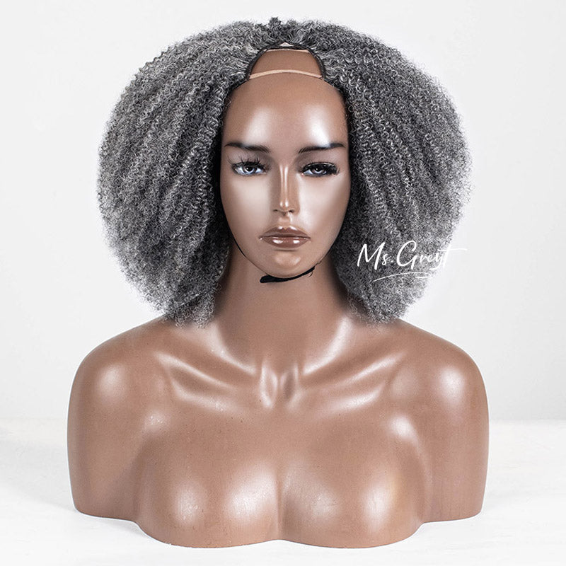 #51 Kinky Human Hair V-Part Wig™️-GVPW0017