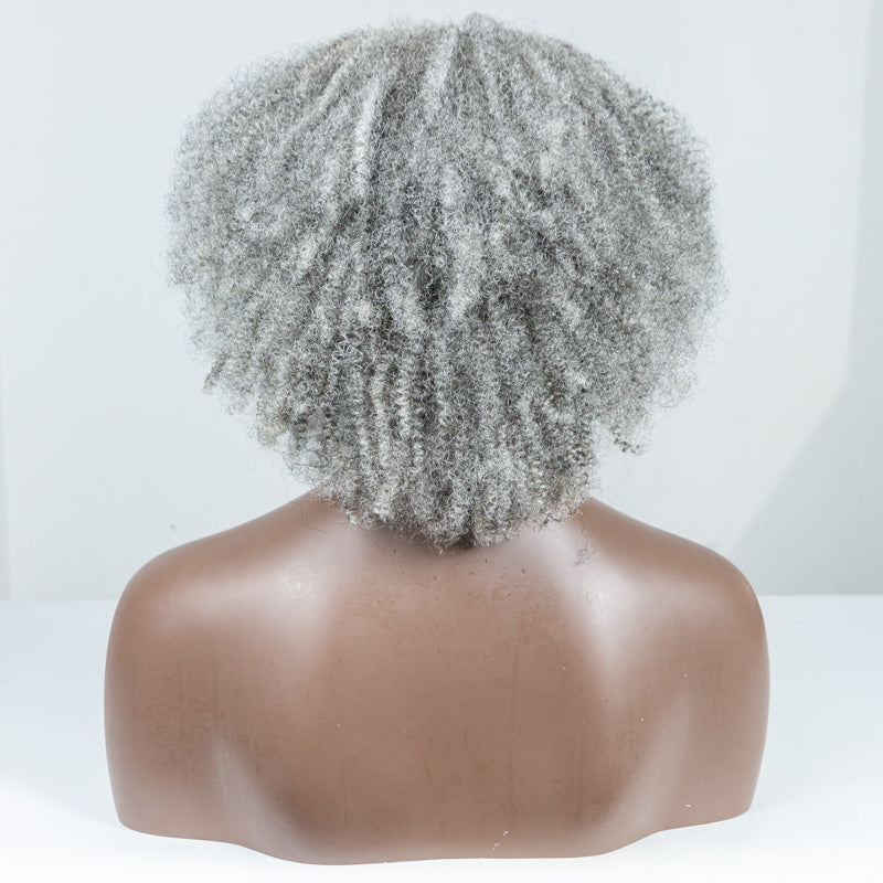 #60 Coily Human Hair Headband Wig - MF-31