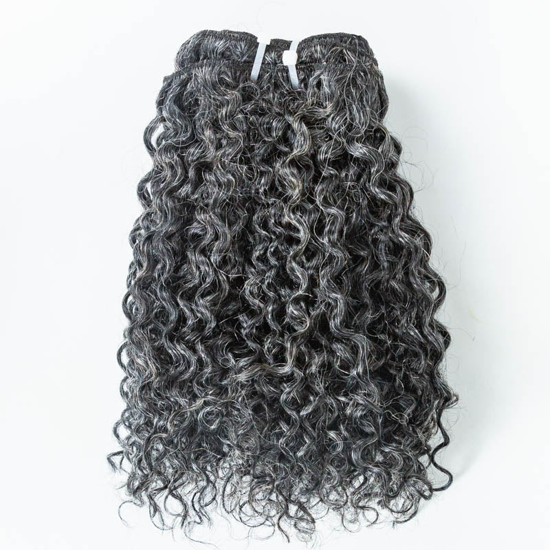 #44 Curly Clip Ins Human Hair Extensions - MK-82