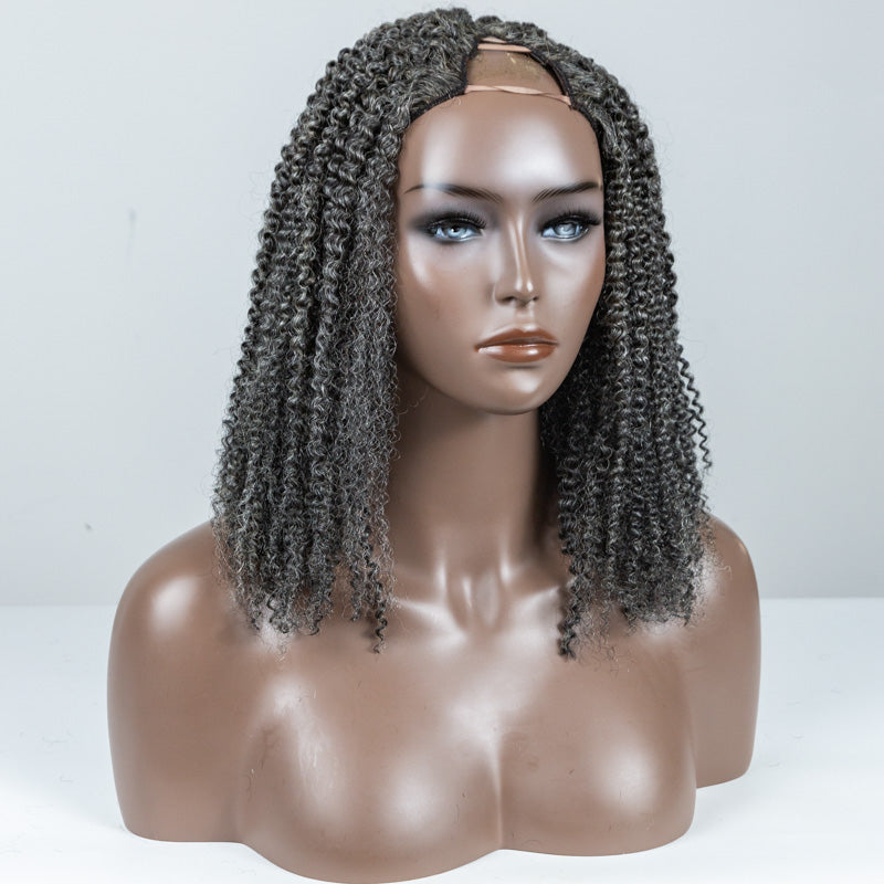 #44 Coily V-Part Wig One Size Fits All - MS-77