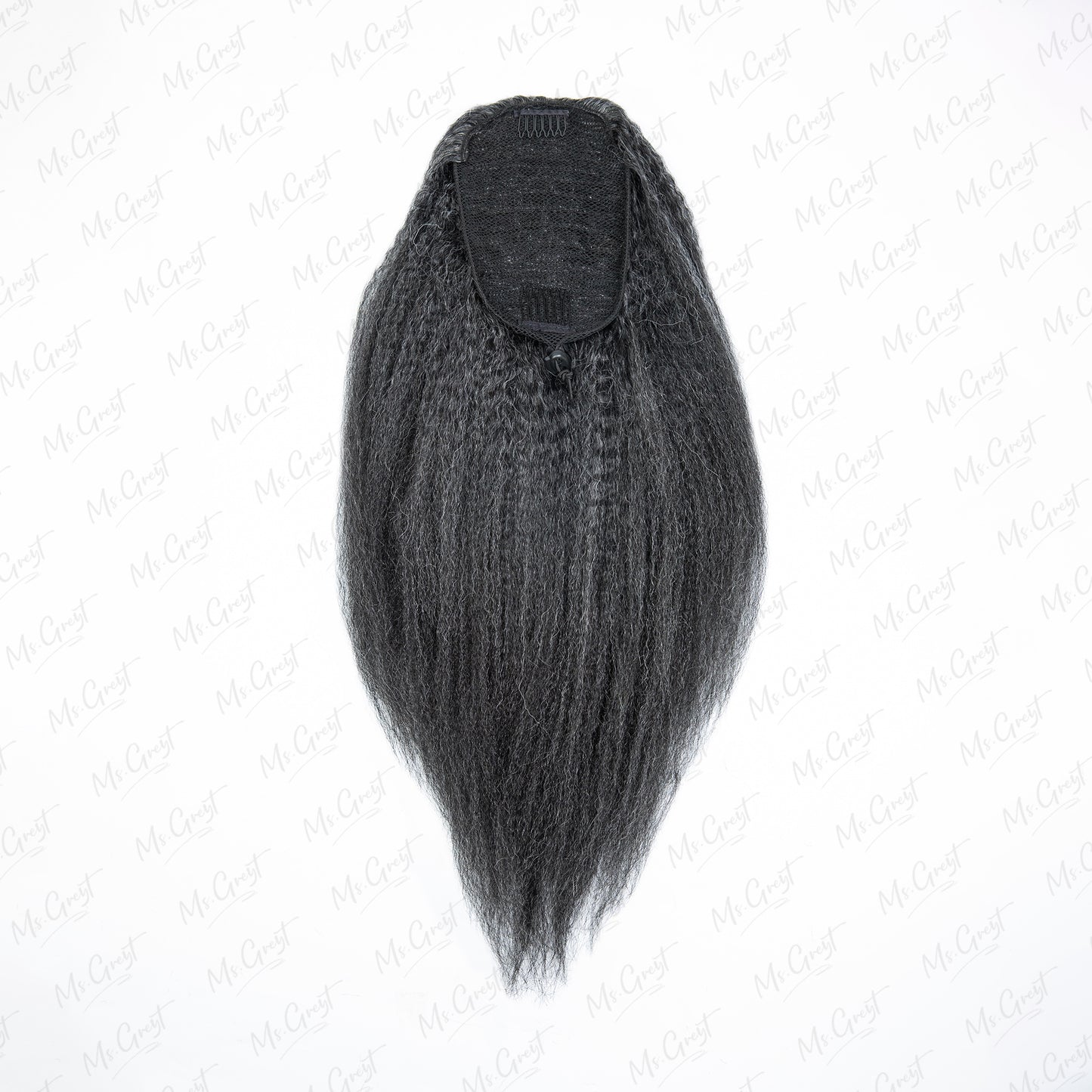 #34 kinky blow out Human Hair Drawstring Ponytail™️-GPONT003