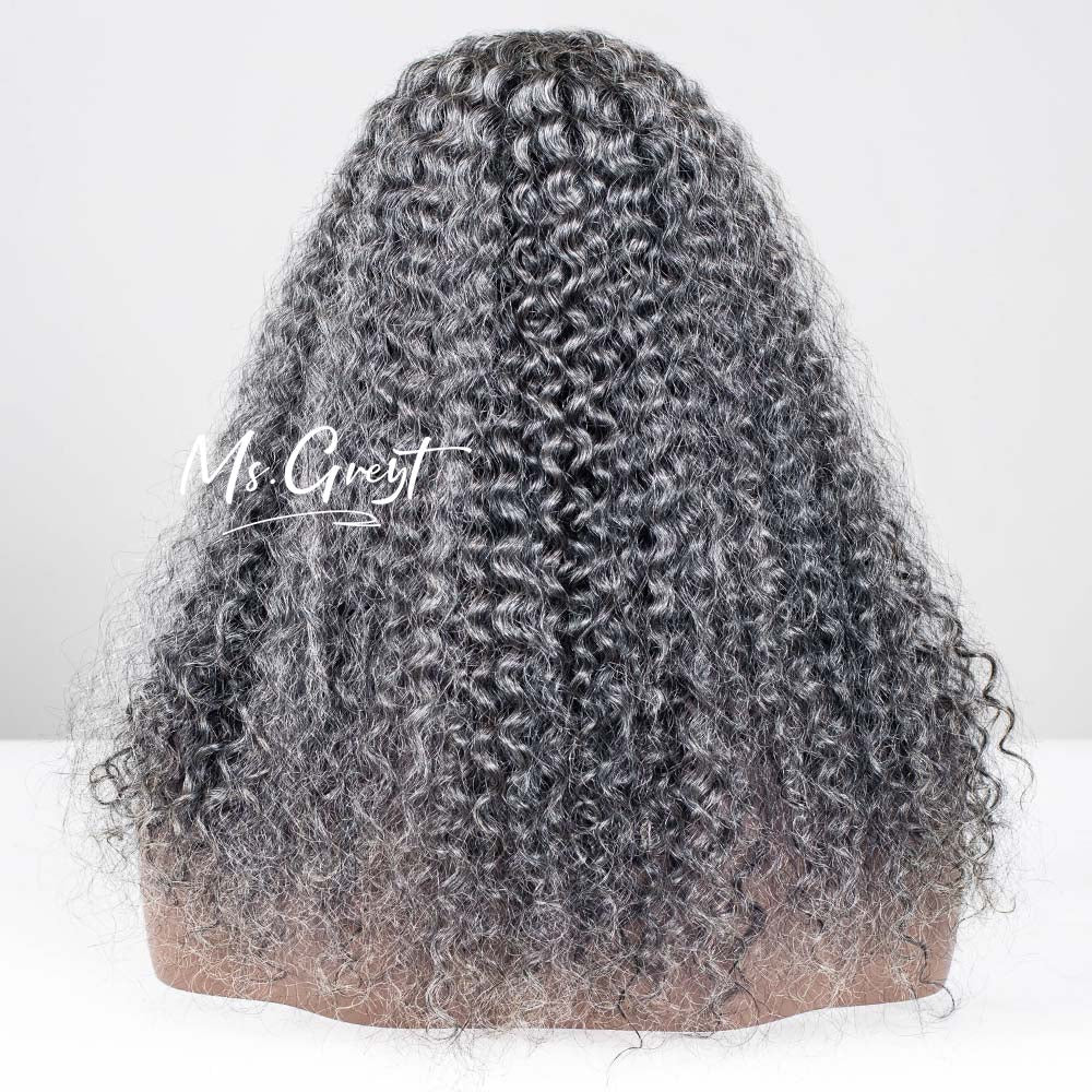 #51 Burmese Curly Human Hair V-Part Wig™️-GVPW0012