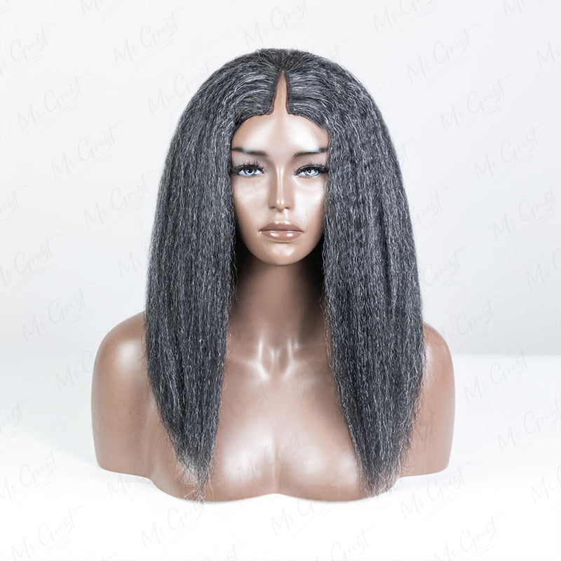 #34 Kinky Blow out Human Hair V-Part Wig™️-GVPW005