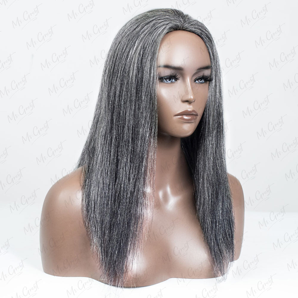 #44 Yaki Human Hair 3 In 1 Half Wig™️-GHAW011