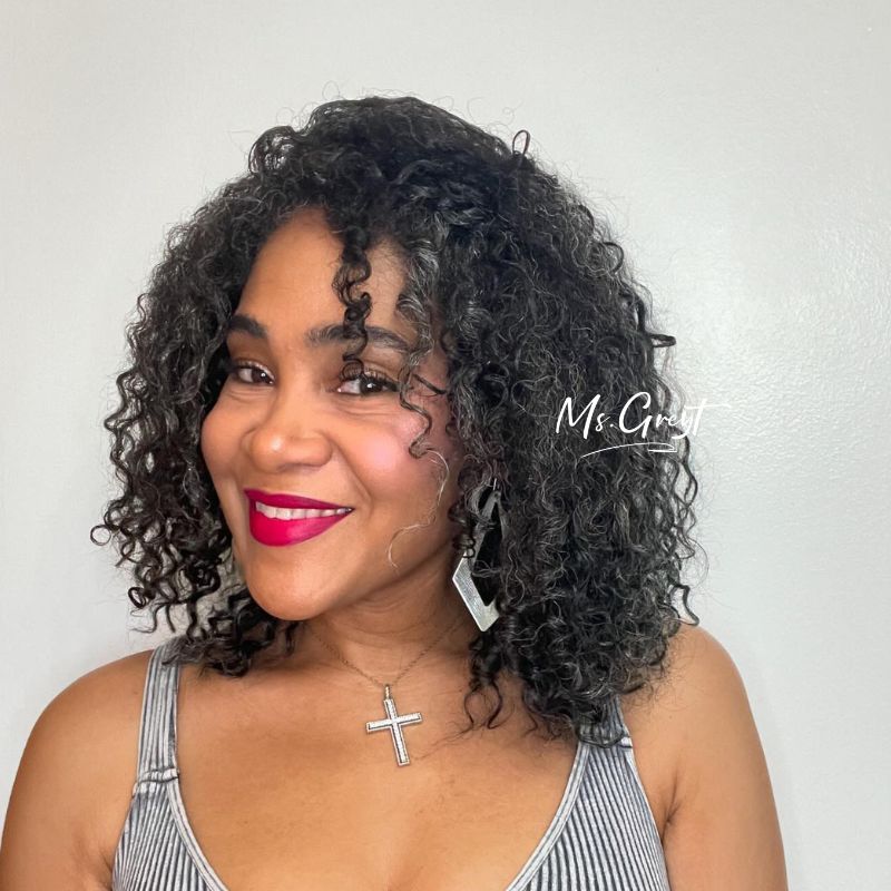 #34 Curly Human Hair 3 In 1 Half Wig™️-GHAW17