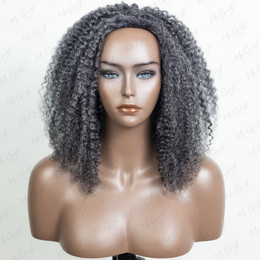 #44 Curly Human Hair 3 In 1 Half Wig™️-GHAW13