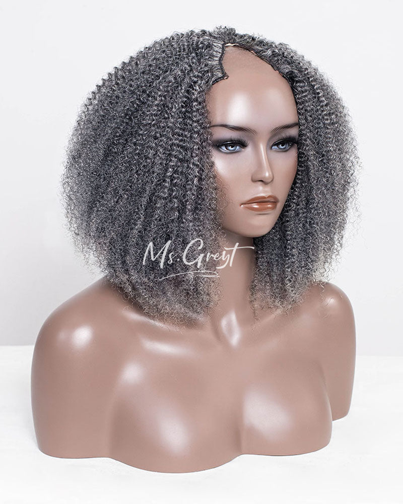 #51 Coily Human Hair V-Part Wig™️-GVPW0016