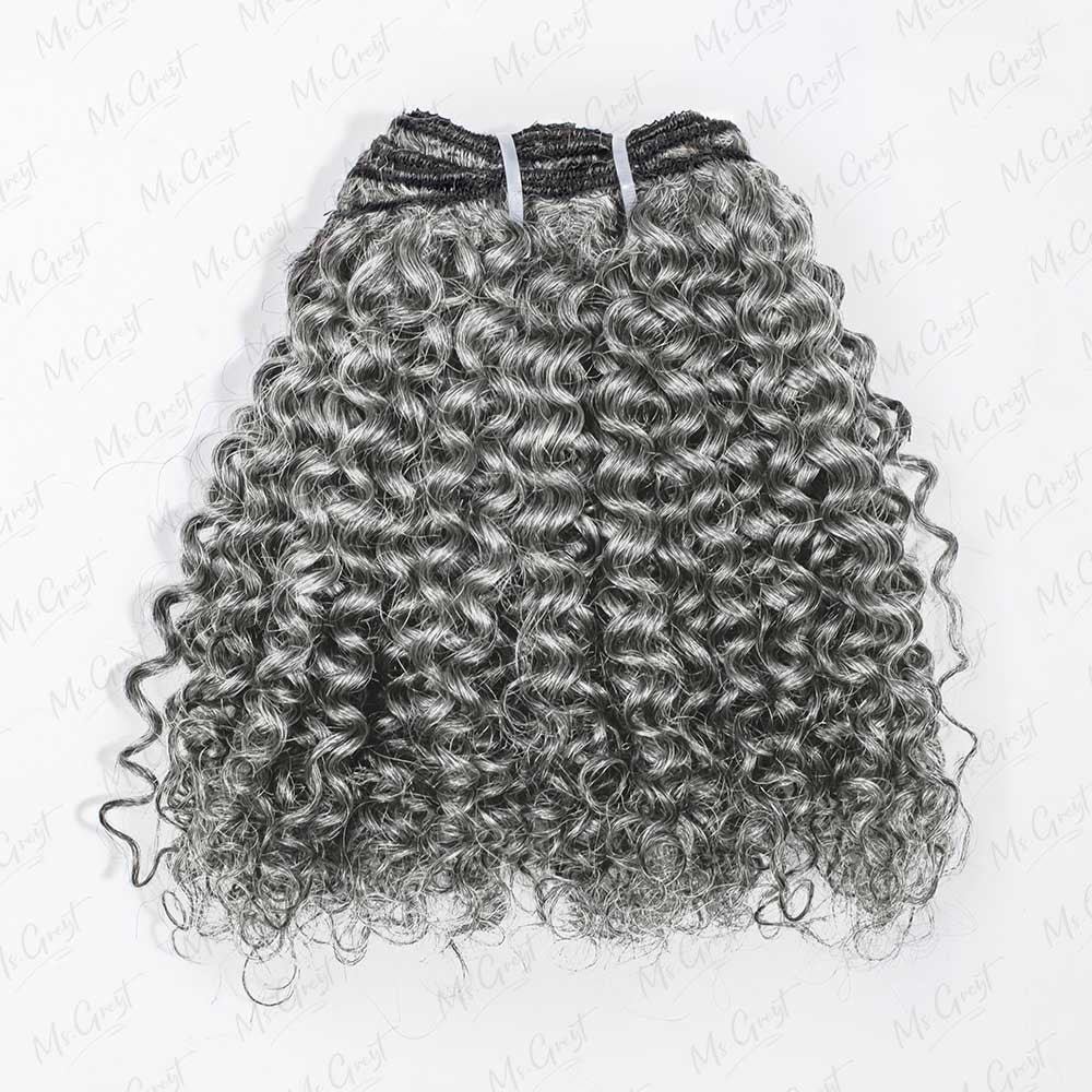 Grey Human Hair Clip Ins Hair Extensions™️-GCCI001