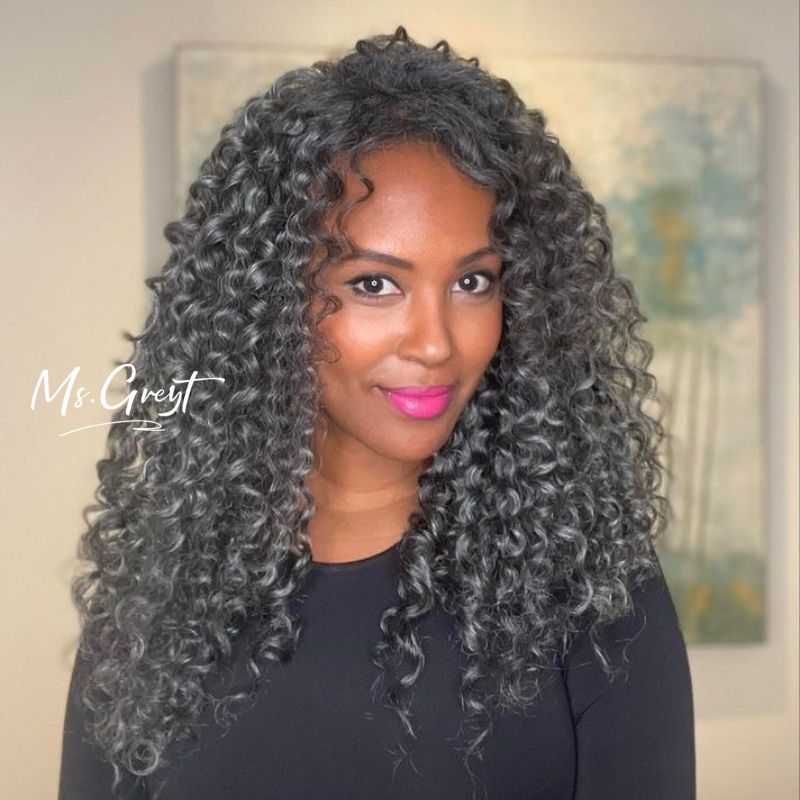 #51 Burmese Curly Human Hair V-Part Wig™️-GVPW0012