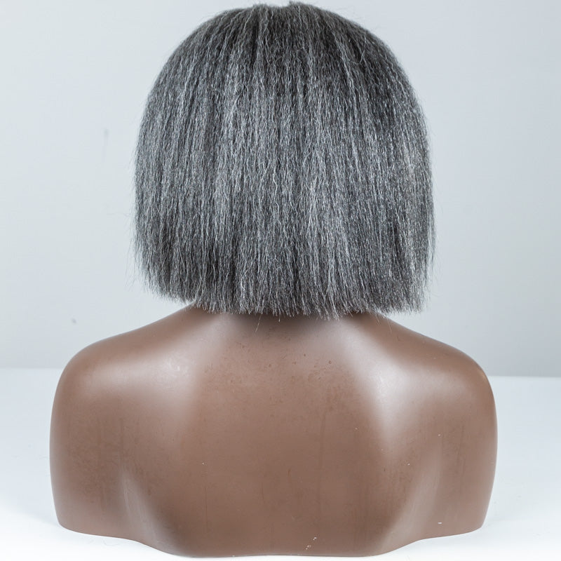 #44 Kinky Blow-out Human Hair Headband Wig - MF-28
