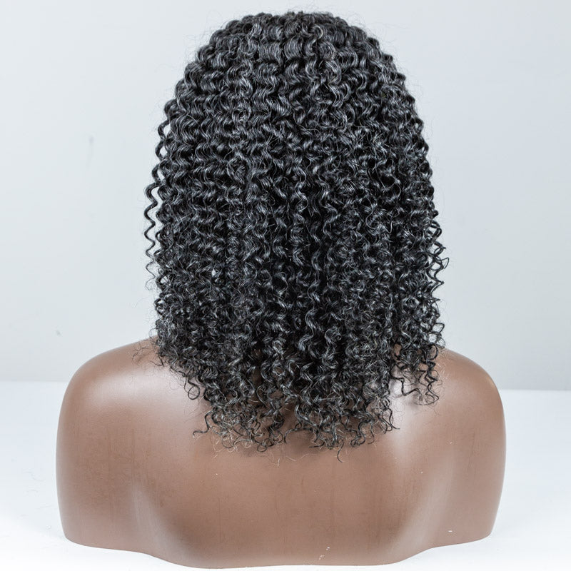 #34 Curly Human Hair Headband Wig - MF-30