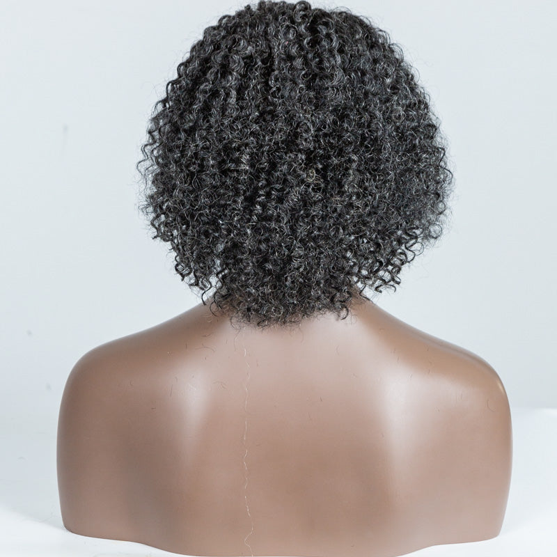 #34 Curly Human Hair Headband Wig - MF-32