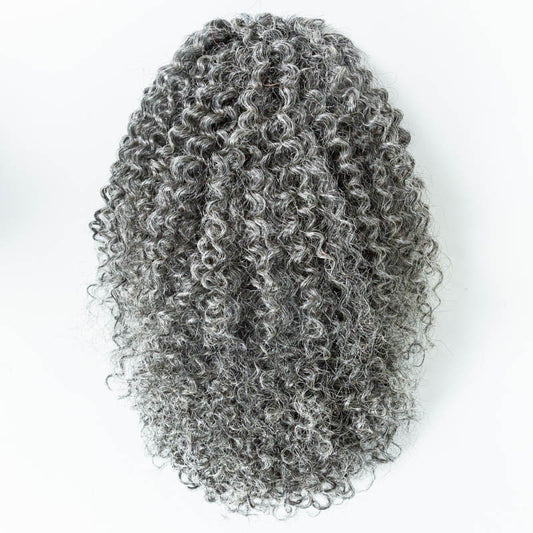 #51 Curly Human Hair Drawstring Ponytail - MK-79