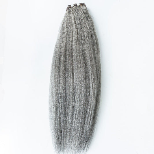 #60 Kinky Blow-out Weft Human Hair Extensions - MK-92