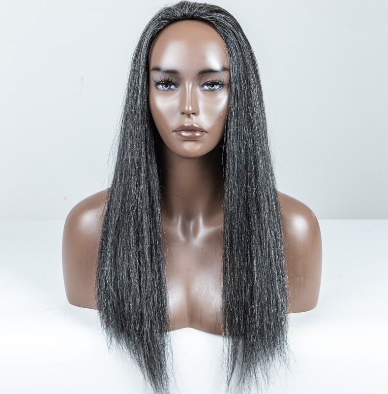 #34 Yaki Human Hair 3 IN 1 HALF WIG - MS-76