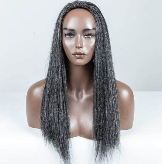 #34 Yaki Human Hair 3 IN 1 HALF WIG - MS-76