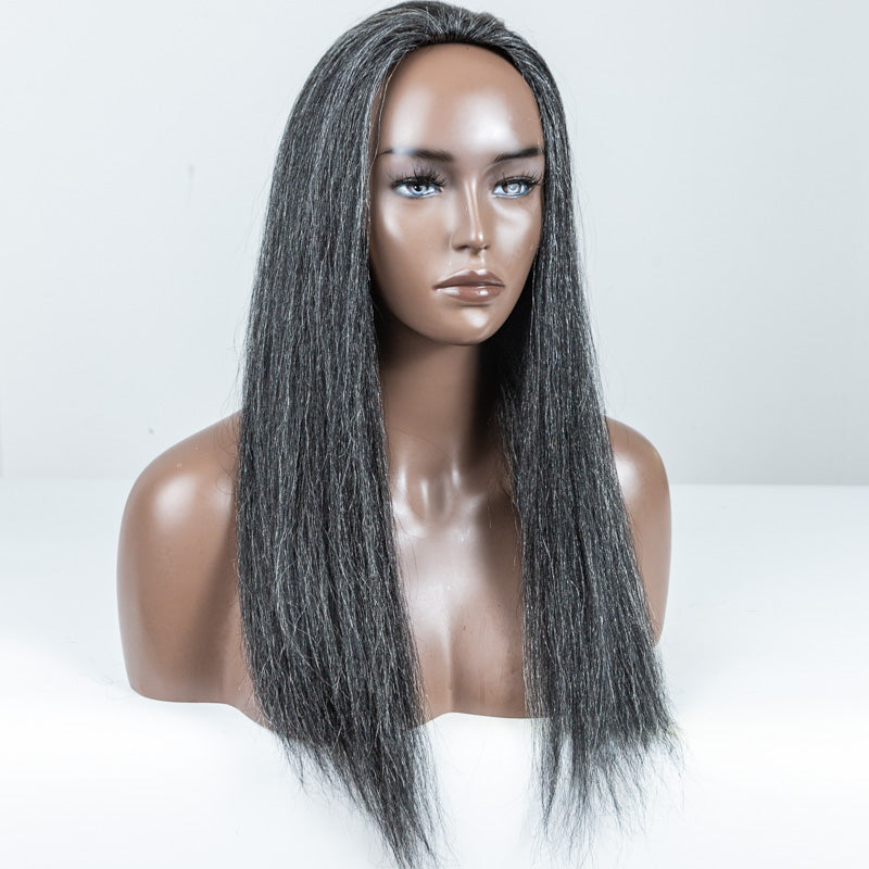 #34 Yaki Human Hair 3 IN 1 HALF WIG - MS-76