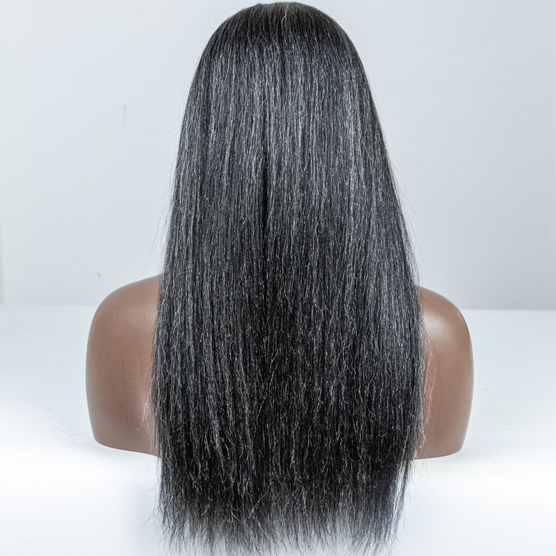 #34 Yaki Human Hair 3 IN 1 HALF WIG - MS-76