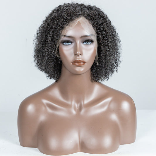 #34 Curly Lace Closure Wig(4"*4") - MS-92