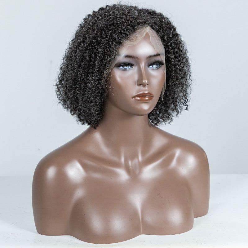 #34 Curly Lace Closure Wig(4"*4") - MS-92