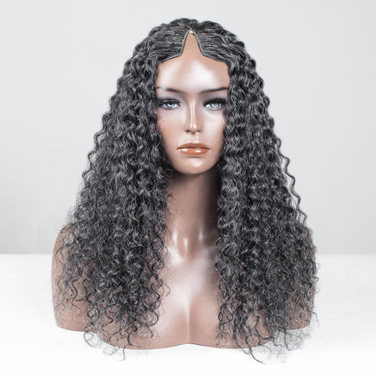 #34 Burmese Curly Human Hair V-Part Wig™️-GVPW0013