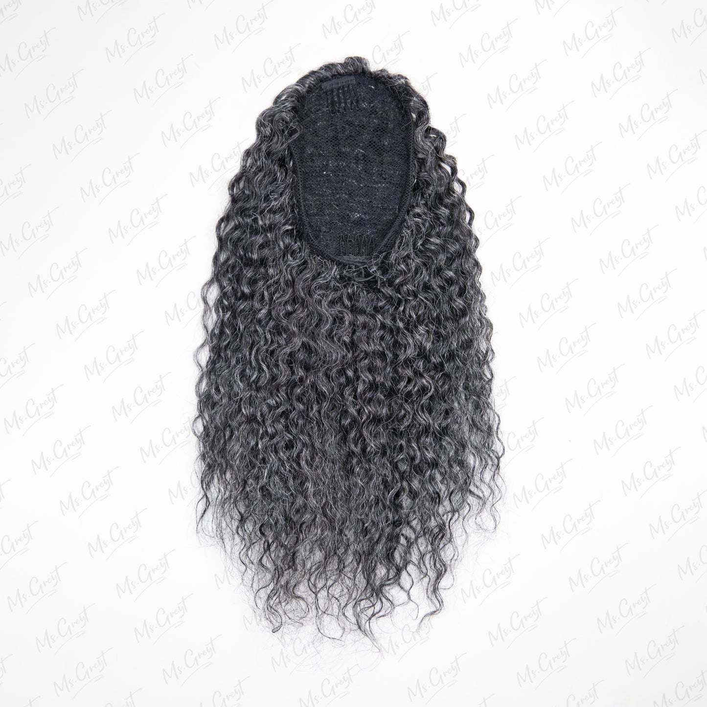 #34 Curly Human Hair Drawstring Ponytail™️-GPONT002