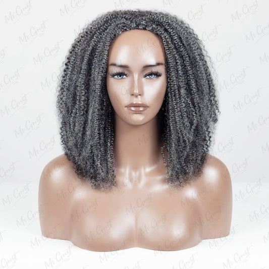 #44 Coily Human Hair 3 In 1 Half Wig™️-GHAW14