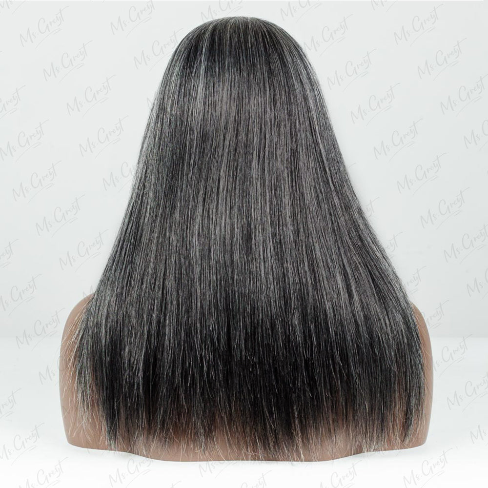 #34 Silky Human Hair 3 In 1 Half Wig-GHAW05 – msgreyt