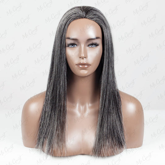 #34 Silky Human Hair 3 In 1 Half Wig™️-GHAW05